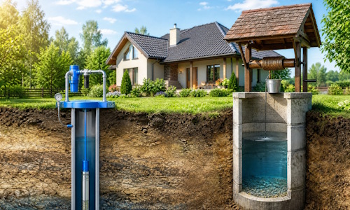 Автономное водоснабжение загородного дома Вязники: скважина или колодец 